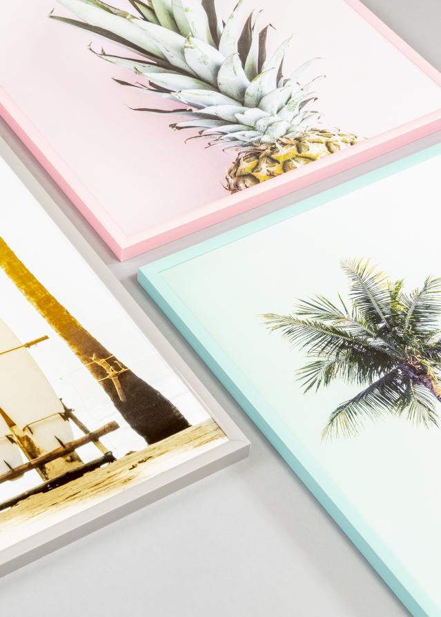 Рамка New Lifestyle Розова 30x40 cm - Паспарту Бяло 21x29.7 cm