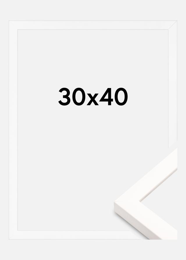 Рамка Brooke Акрилно стъкло Бял 30x40 cm