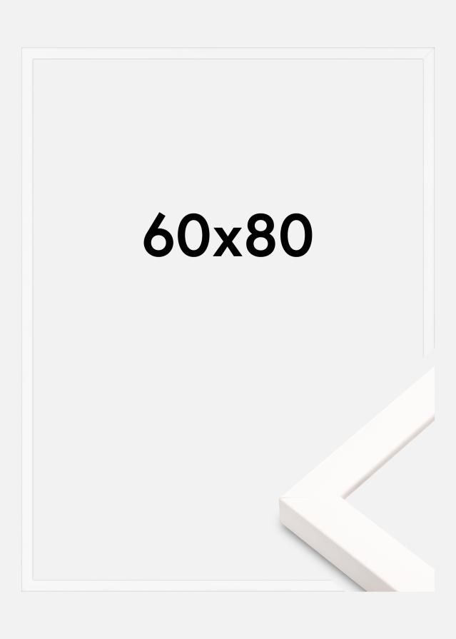 Рамка Brooke Акрилно стъкло Бял 60x80 cm