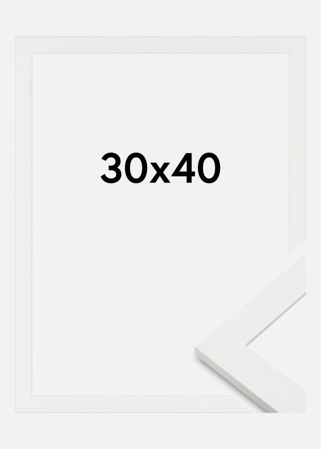 Рамка Sandra Акрилово стъкло Бял 30x40 cm