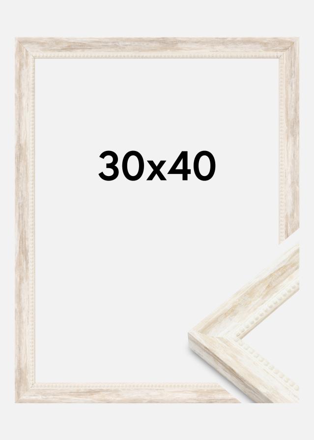 Рамка Soledad Акрилно стъкло Бял 30x40 cm