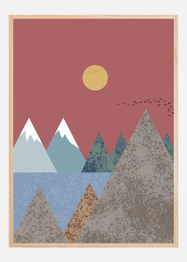 Mountain landscape Постер