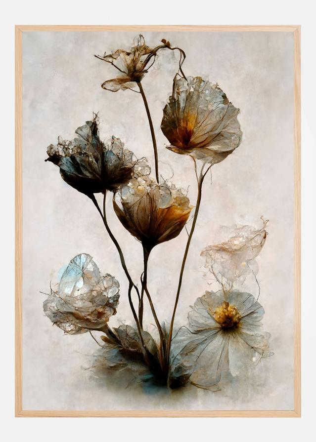 Crystal Flowers Постер