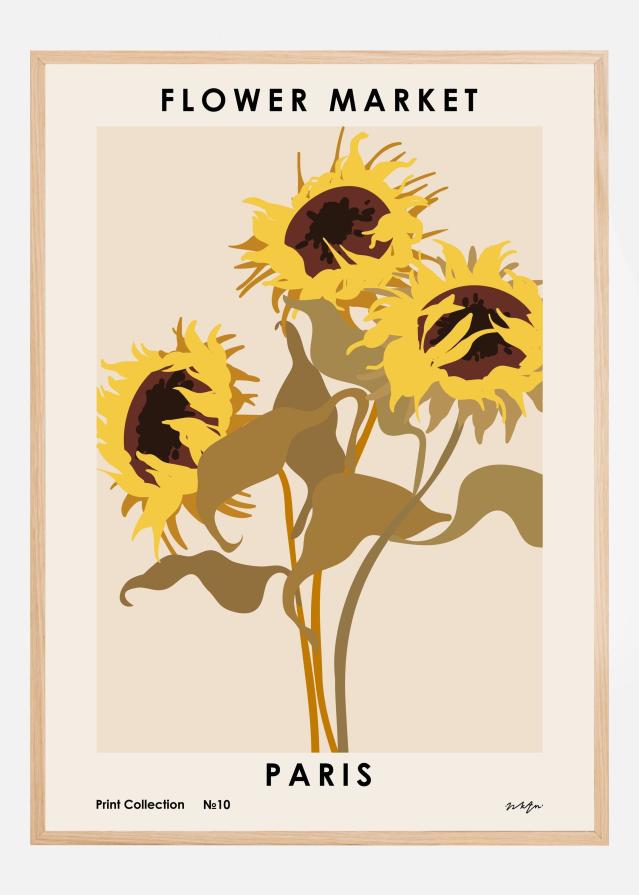 Flower Market. Paris Постер