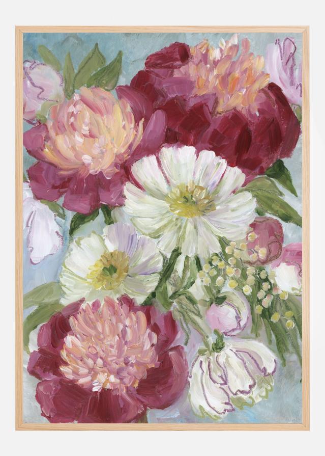 Eleanora painterly florals Постер