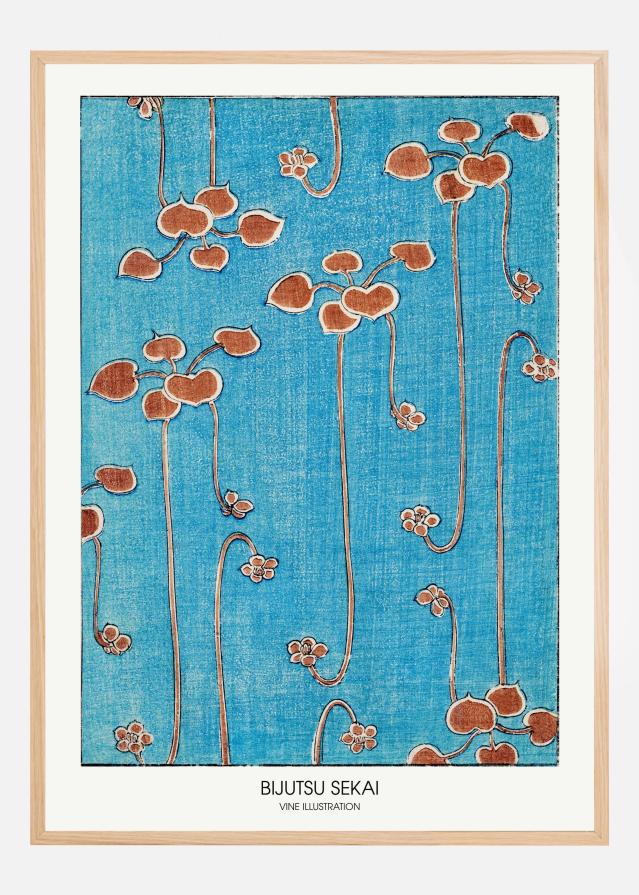 Vine Illustration Постер