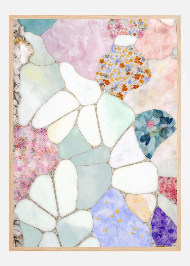 Floral Mosaic Постер