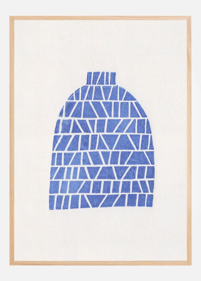 Linocut Vase #5 Постер