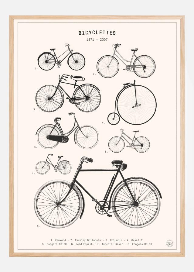 Bicyclettes Постер