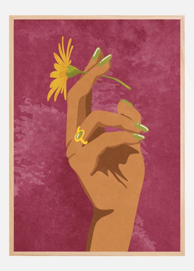 Smoking Flower Постер