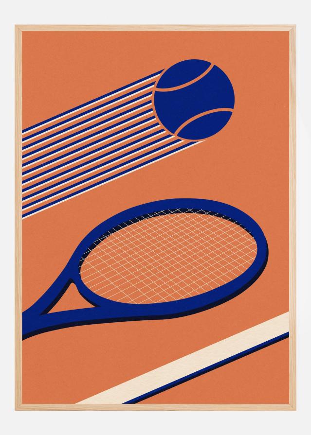 Tennis 80s Постер