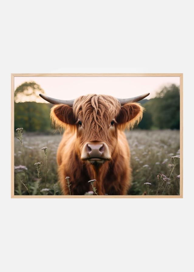 Highland Cow Постер