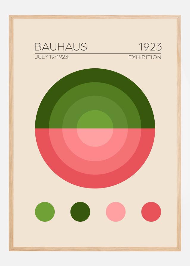 Bauhaus Yesil Daire Постер