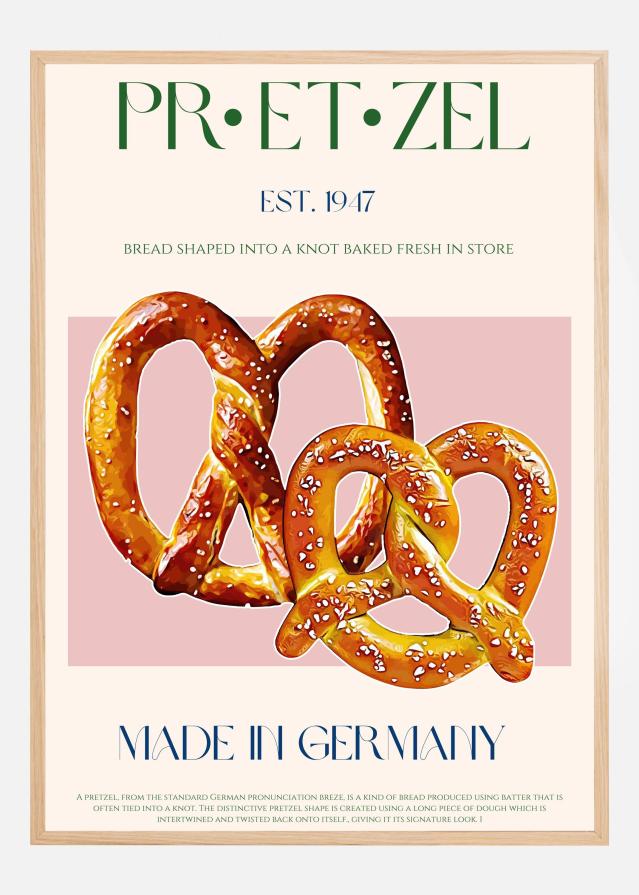 Pretzel Print Постер