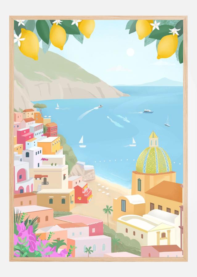 Positano Постер