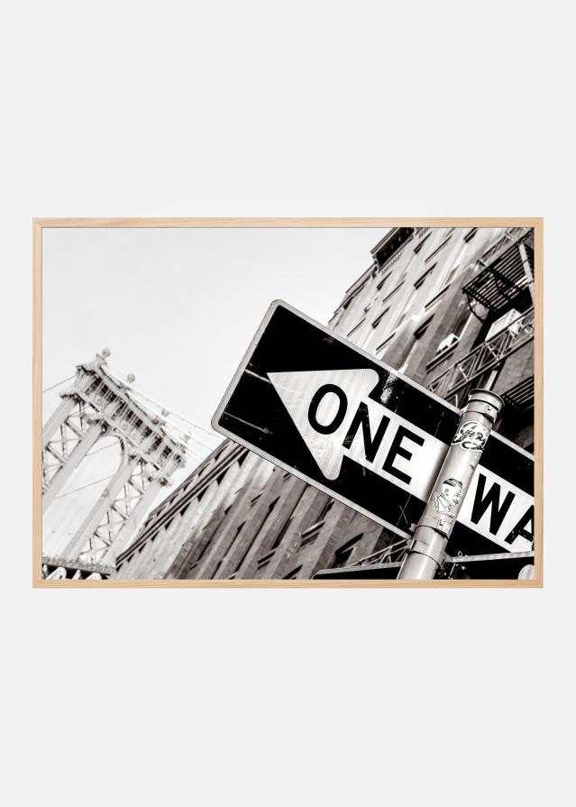 Manhattan Bridge One Way Постер