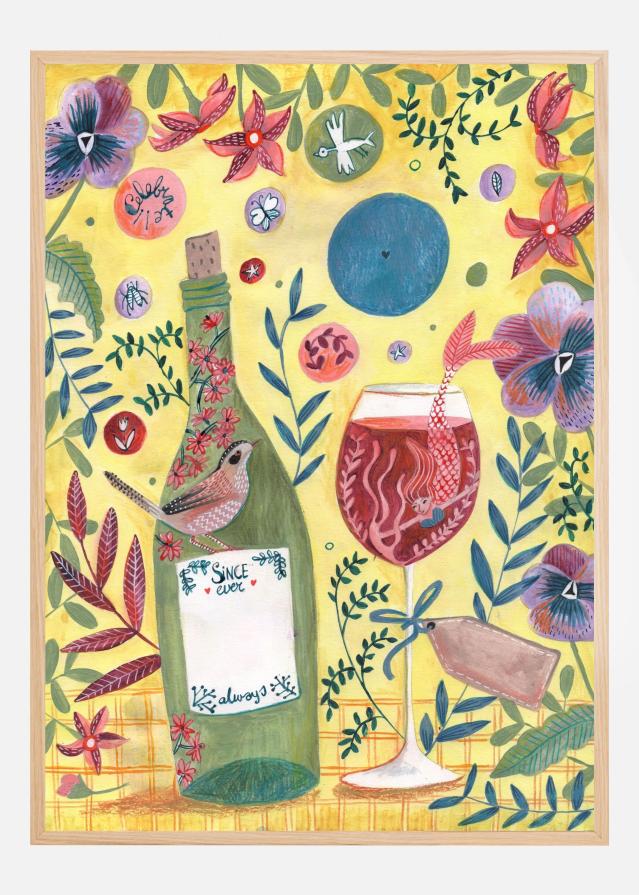 Mermaid Wine Постер