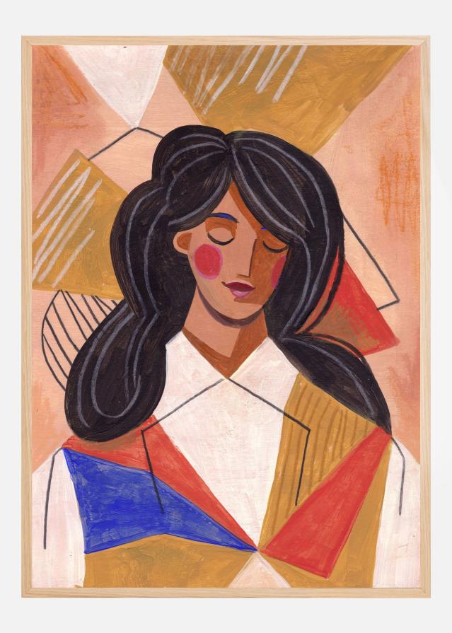 Woman in Thoughts Постер