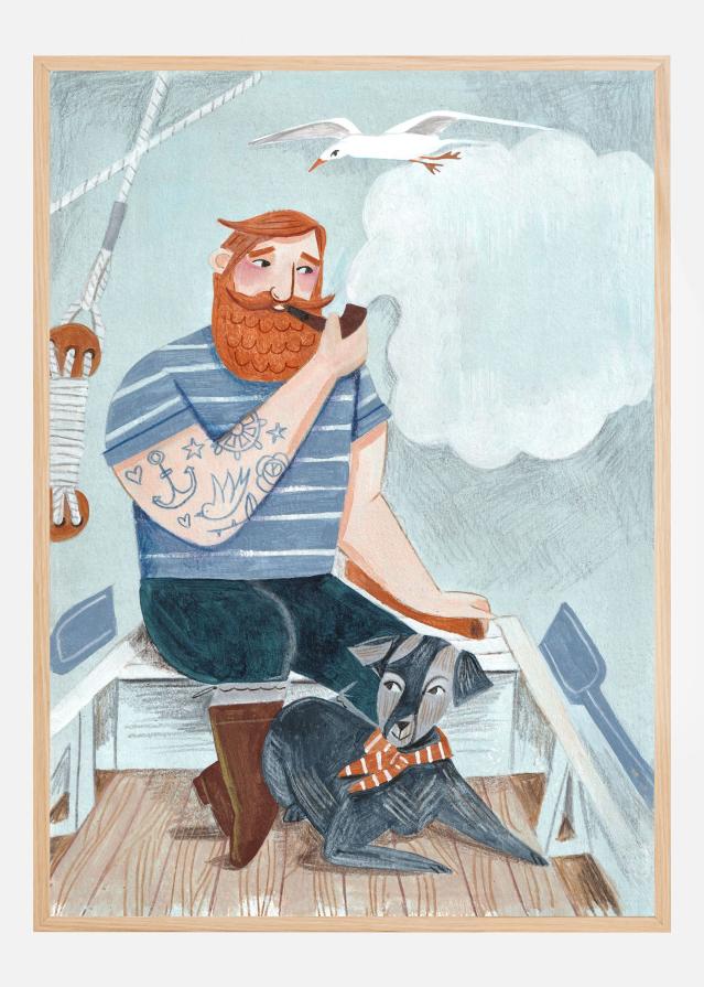 Skipper and Dog Постер