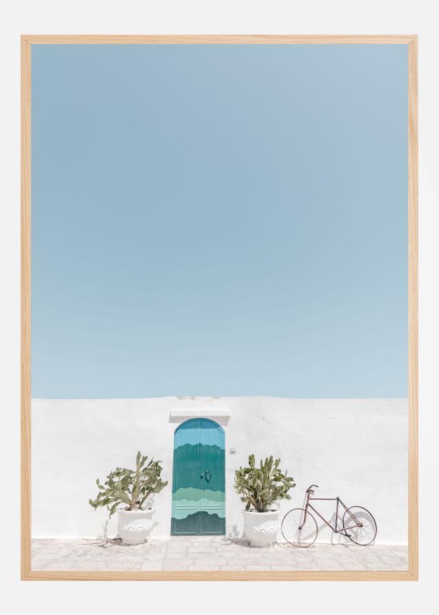Ostuni blue door Постер