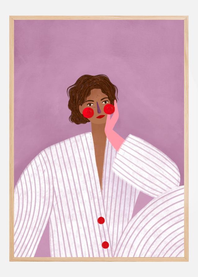 The Woman With the Pink Glove Постер