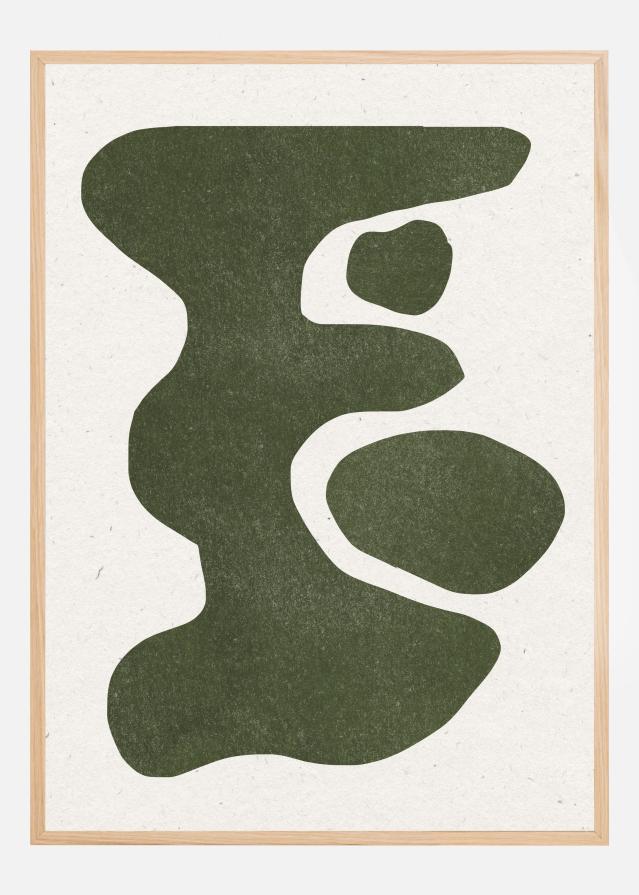 Abstract Retro Shapes Постер