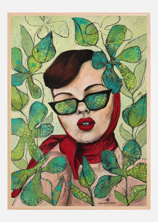 Retro lady 4 Постер