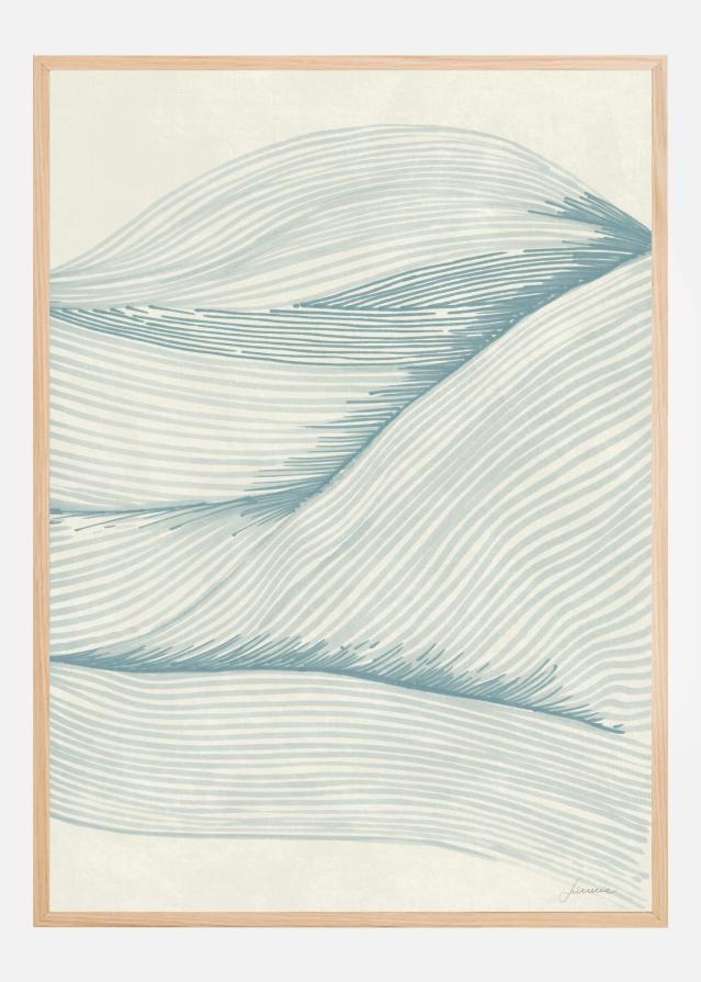 Ocean in lines 02 Постер