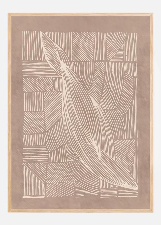 Abstract Irregular Lines Постер