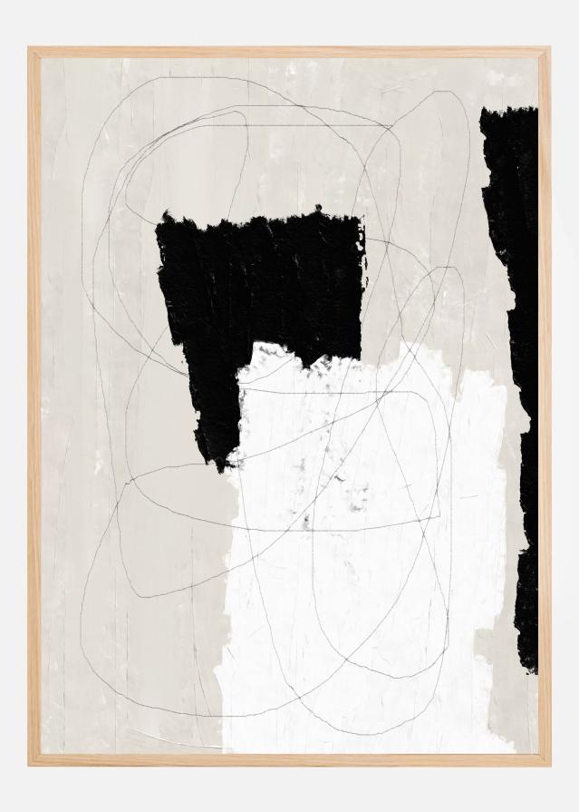 Abstract Oil Painting Постер