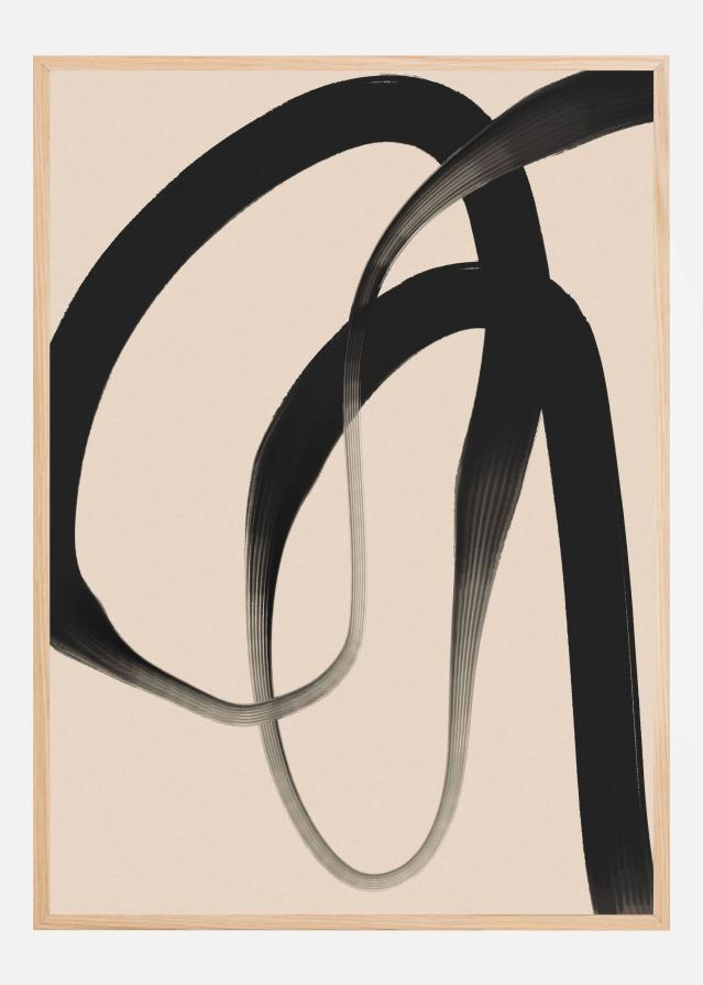 Black Strokes No 24 Постер