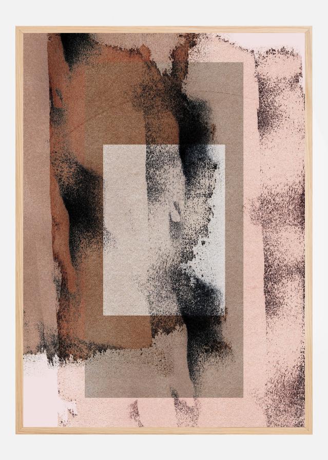 Abstract Brush Strokes 17y Постер