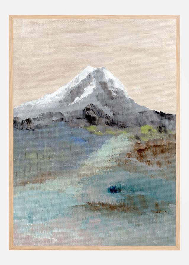 Calm mountainscape Постер