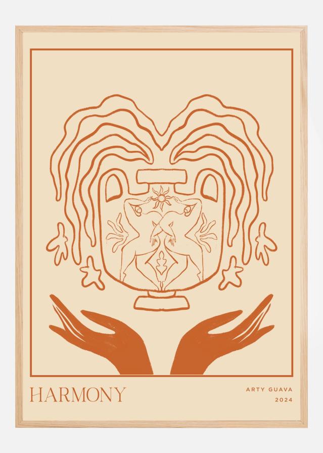 Vessel Collection : Harmony (LineArt) Постер