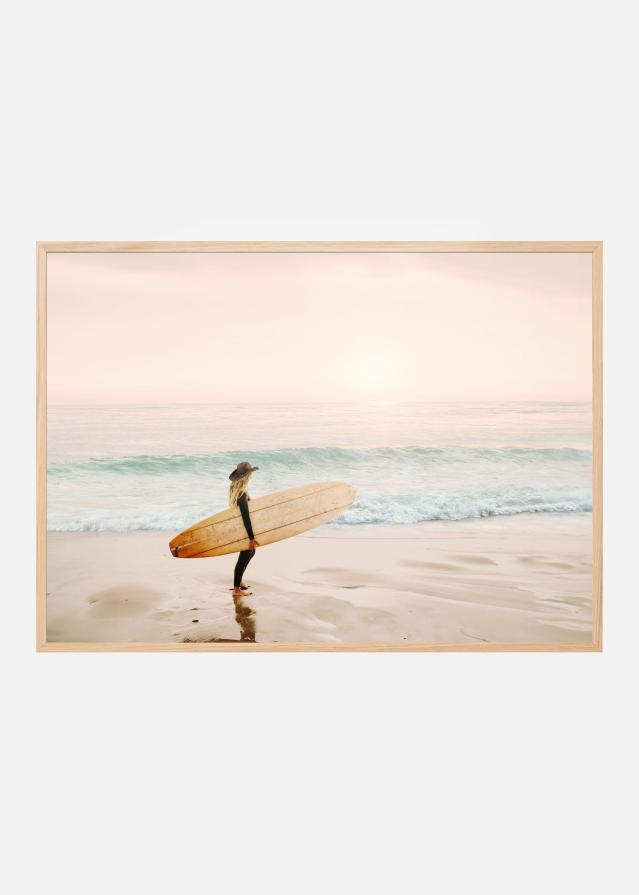 Surfer Cowgirl Постер