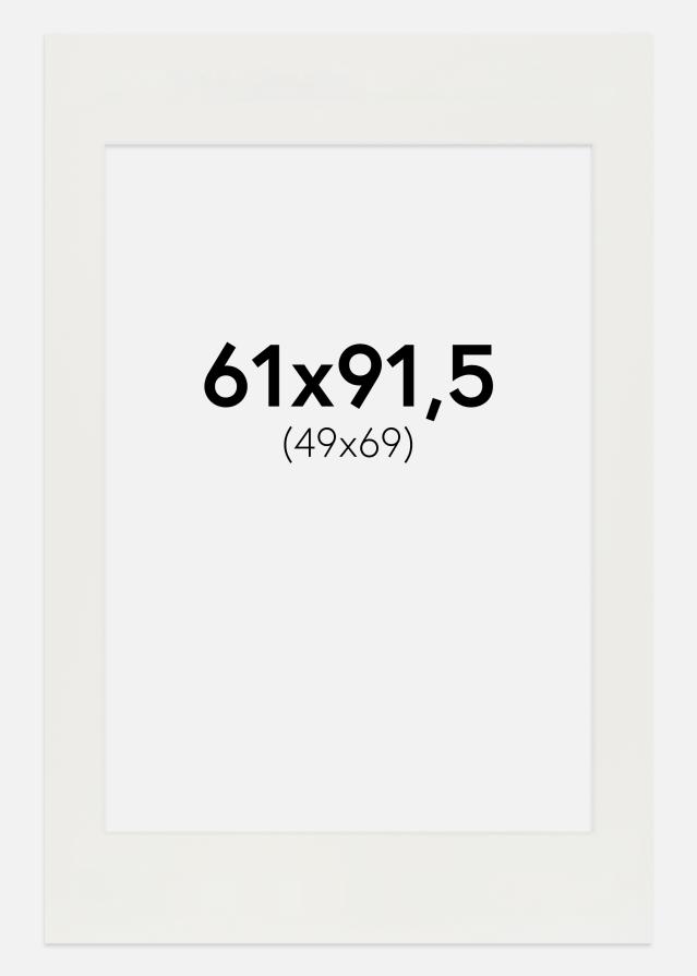 Паспарту бяло 3 mm Бяло ядро 61x91,5 cm (49x69)