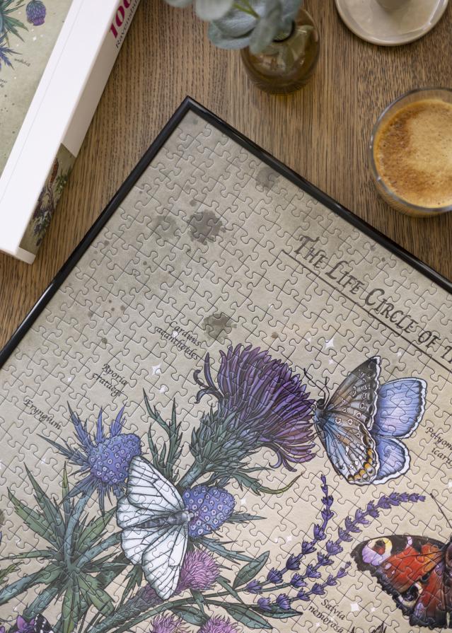 Рамка за пъзел Черно 50x50 cm