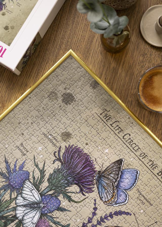 Рамка за пъзел Златно 50x70 cm