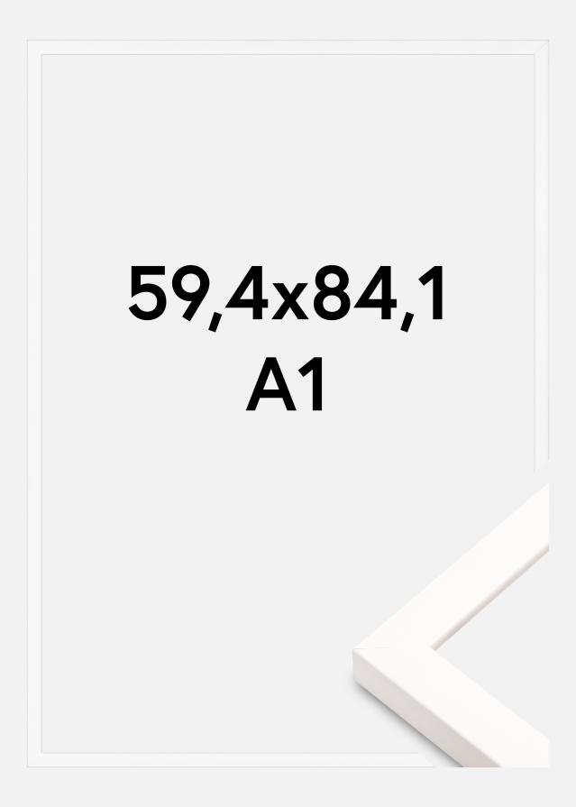 Рамка Brooke Акрилно стъкло Бял 59,4x84,1 cm (A1)