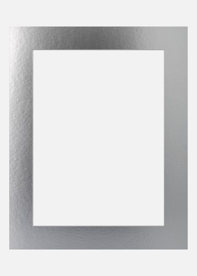 Пасапарту Silver Metal (Бяло Ядро) 50x70 cm (39x59)