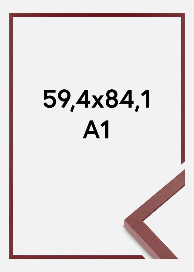 Цветно Акрилно стъкло Червено 59,4x84,1 cm (A1)