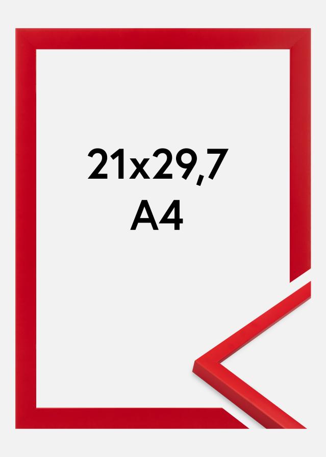 Рамка Kent Акрилно стъкло Червен 21x29.7 cm (A4)