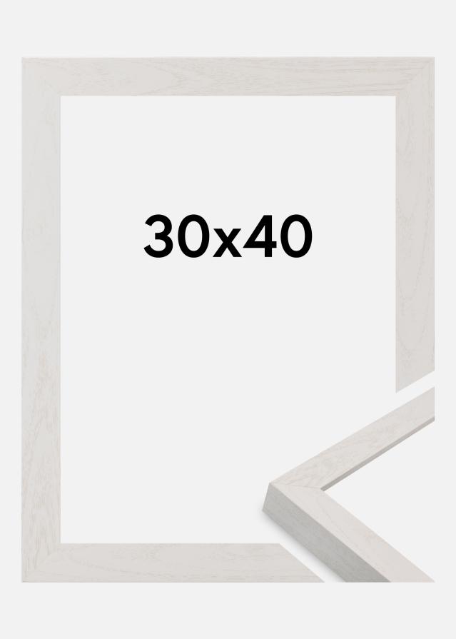 Рамка Wells Акрилно стъкло Бял 30x40 cm