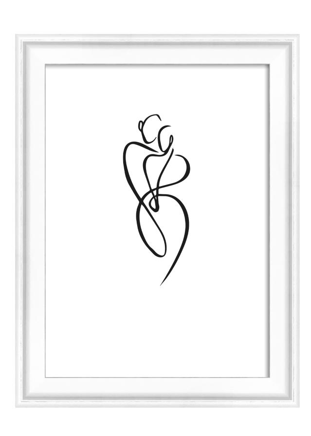 Рамка Silhouette Бял 10x15 cm