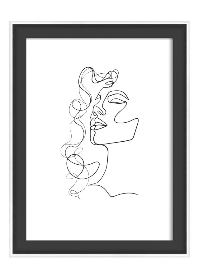 Рамка Silhouette Черен 13x18 cm