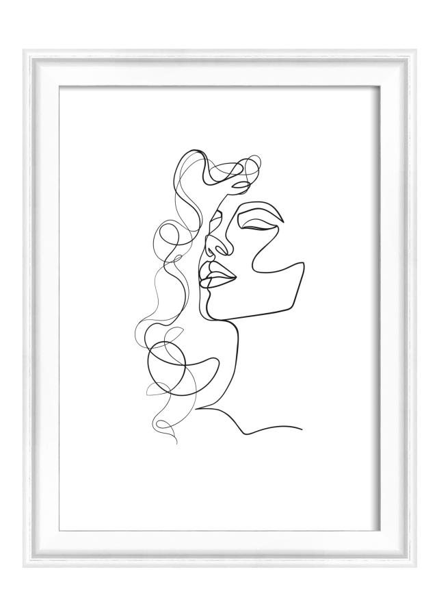 Рамка Silhouette Бял 13x18 cm