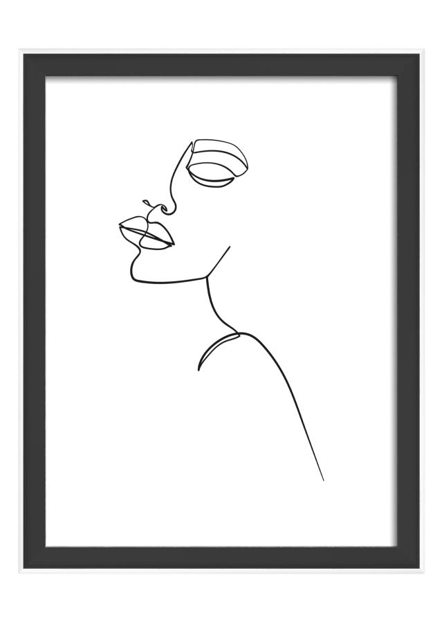 Рамка Silhouette Черен 15x20 cm