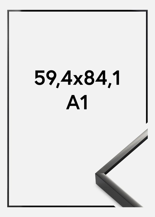 Рамка Nielsen Premium Alpha лъскав Черен 59,4x84,1 cm (A1)