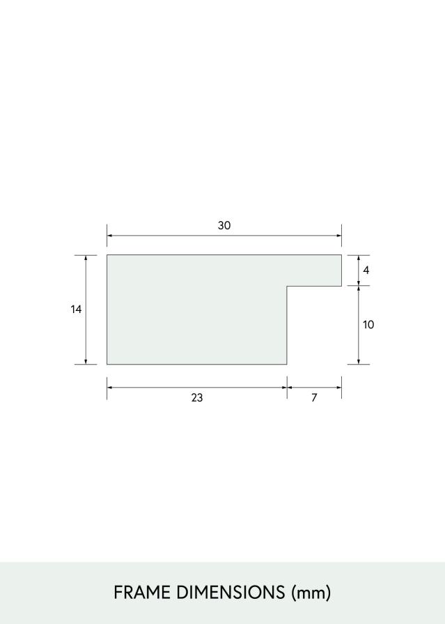 BGA Select Wide Акрилно стъкло Черно 59,4x84 cm (A1)