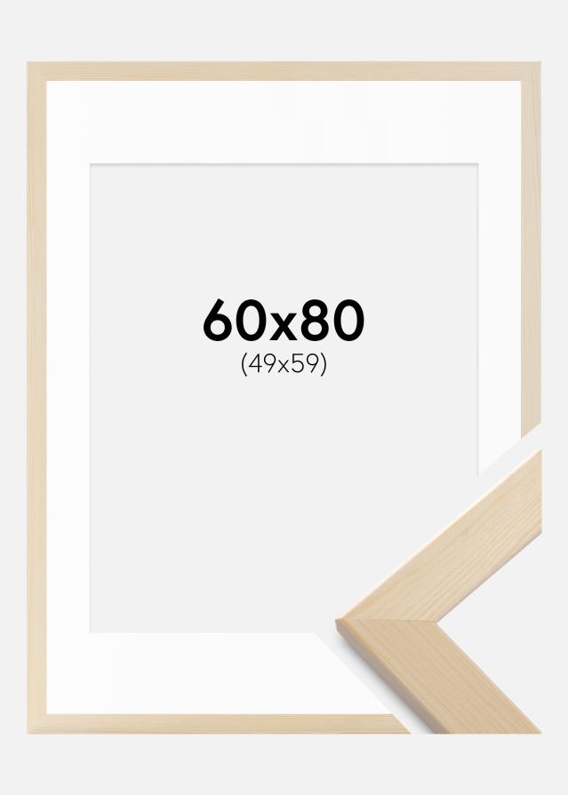 Рамка Trendline Природата 60x80 cm - Паспарту Бяло 50x60 cm